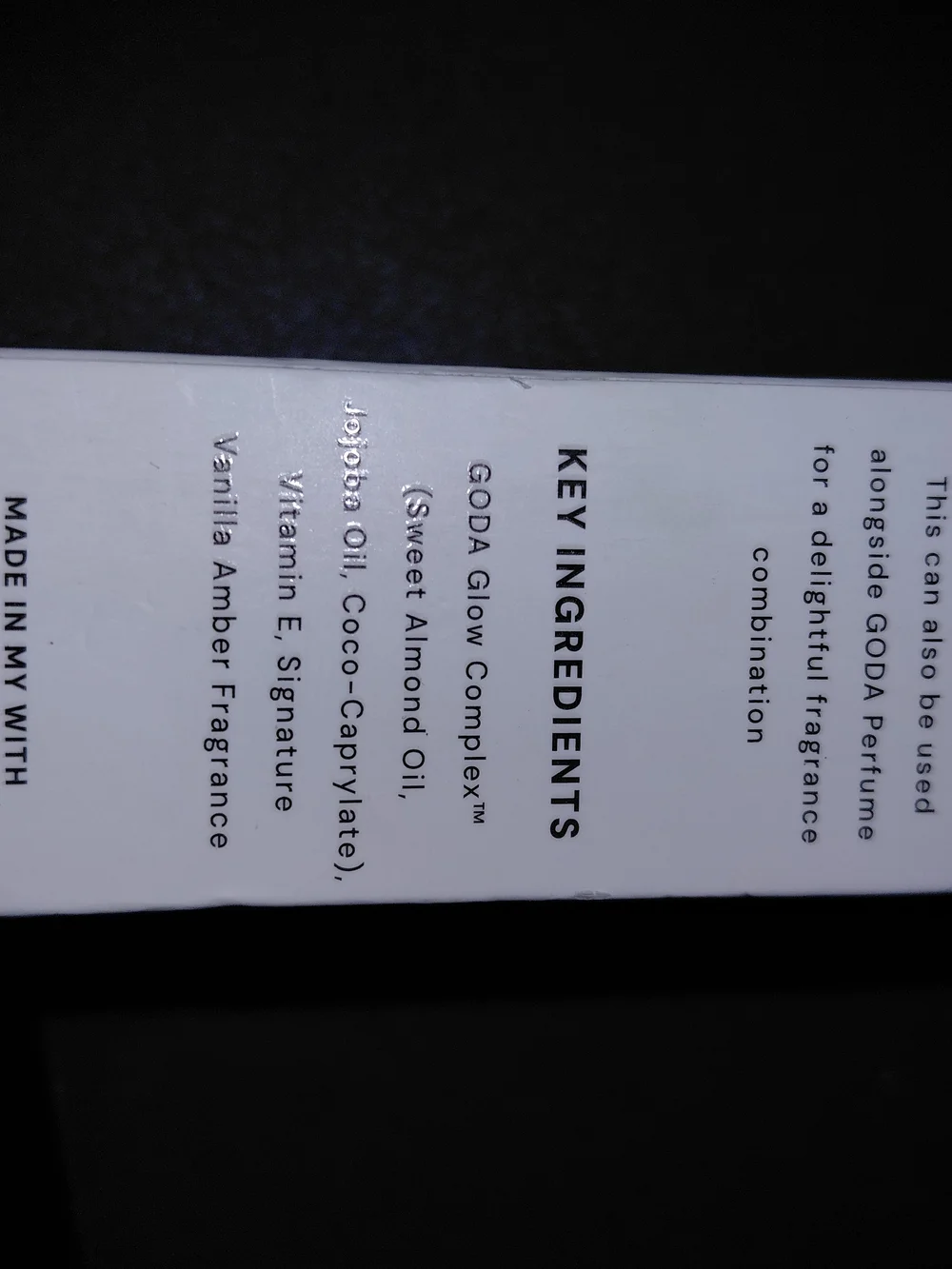 Silk Body Oil — White